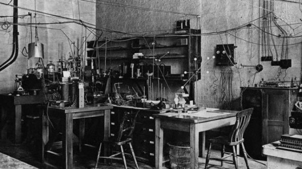Il suo laboratorio