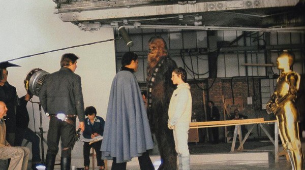 Billy Dee Williams/Lando Calrissian sul set